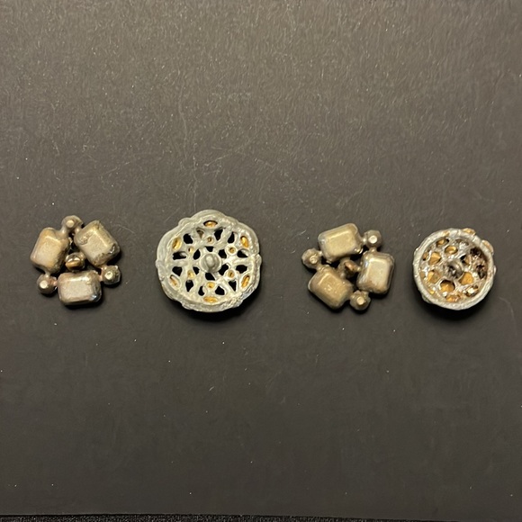 Vintage Rhinestone Buttons - Picture 2 of 3